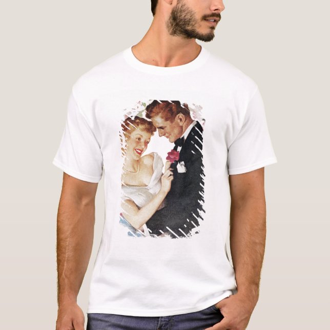 Young couple in formal wear T-Shirt (Front)