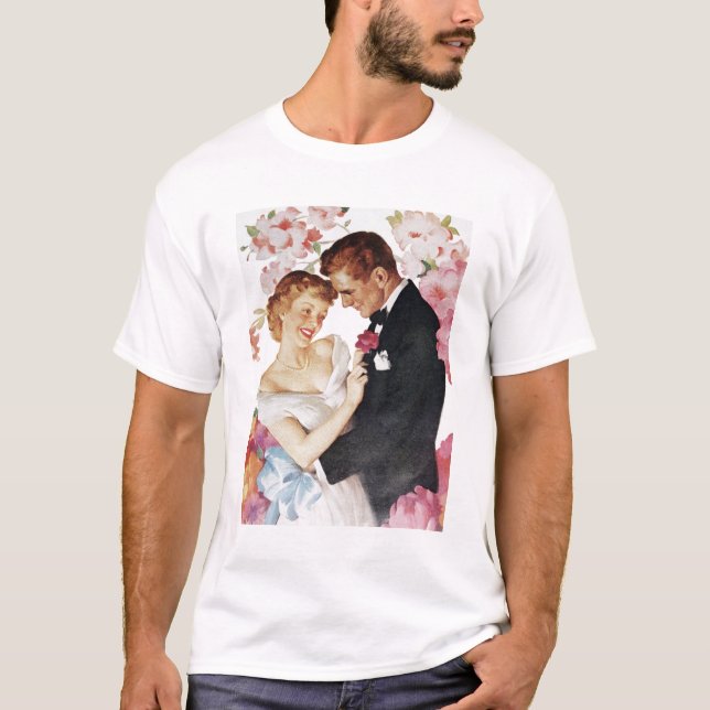 Young couple in formal wear T-Shirt (Front)