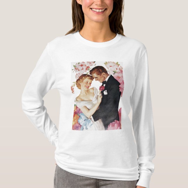 Young couple in formal wear T-Shirt (Front)
