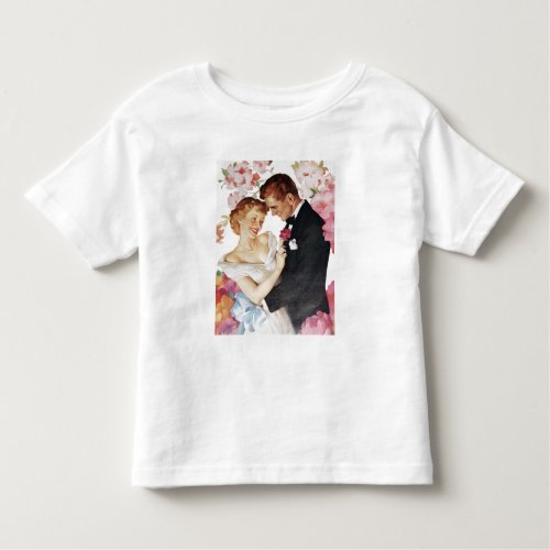 Young couple in formal wear toddler t_shirt