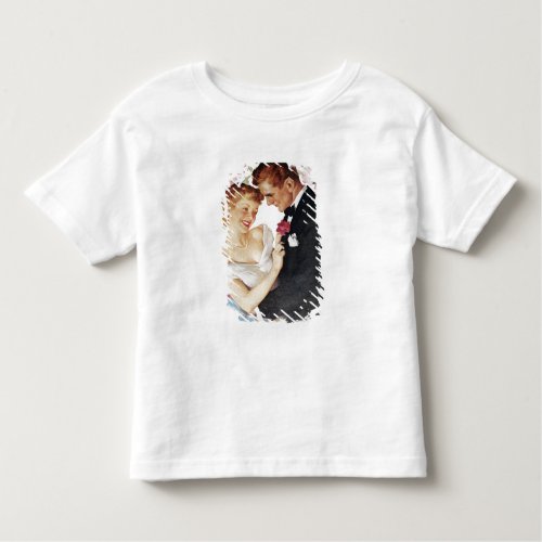 Young couple in formal wear toddler t_shirt