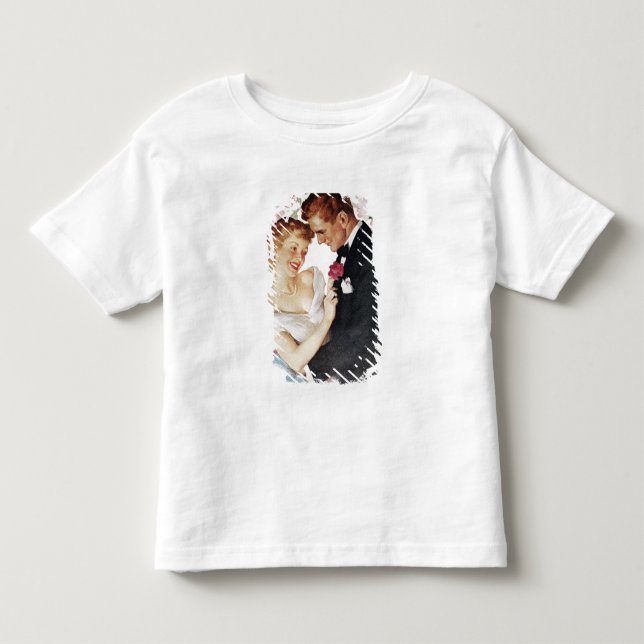 Young couple in formal wear toddler t-shirt (Front)