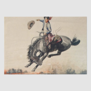“Young Cowboy” by Will James Tissue Paper