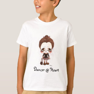 Young Dancer Caricature T-Shirt