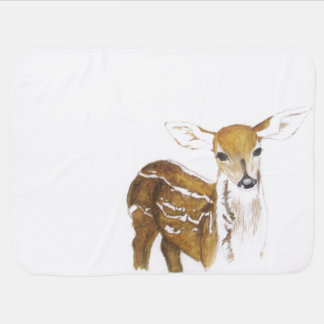 Young deer - baby blanket