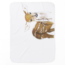 Young deer - baby blanket