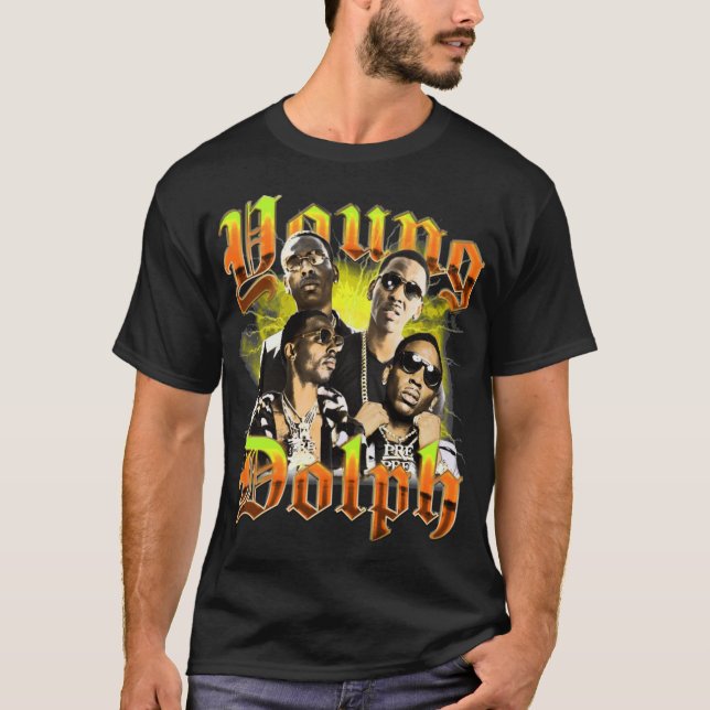 Young Dolph retro friend friends friend T-Shirt (Front)