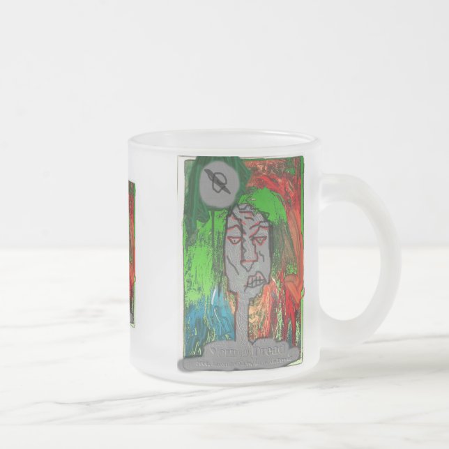 YOUNG DREAD GRAFF FROSTED GLASS COFFEE MUG (Right)