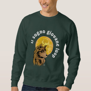 young dreamy wolf sweatshirt