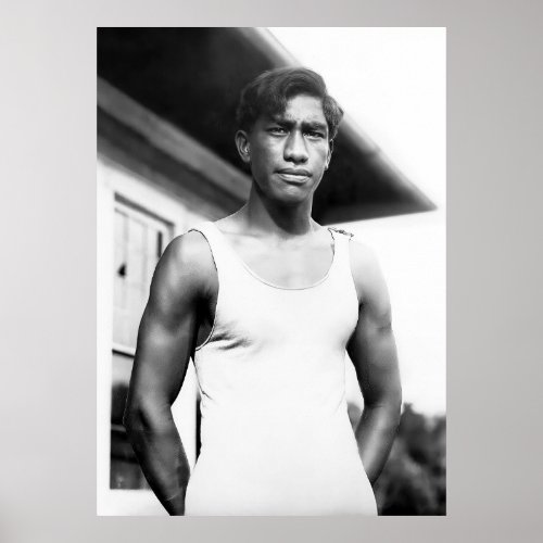 Young Duke Kahanamoku Poster