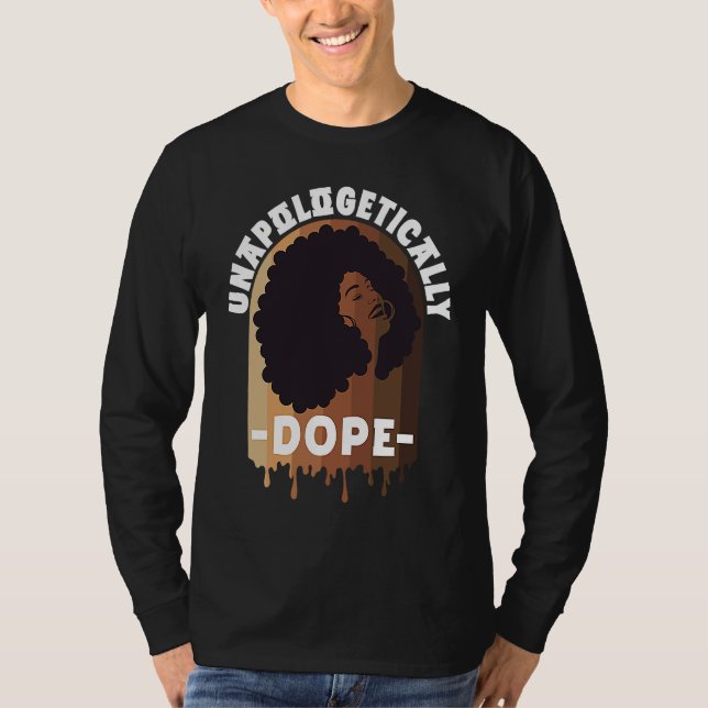 Young ed and black Black History History Black You T-Shirt (Front)