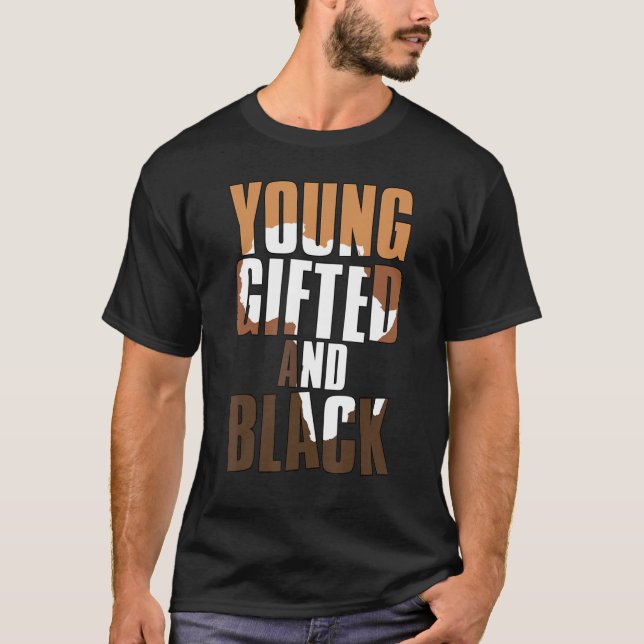 Young ed And Black Girl  Melanin Queen Girls Kids T-Shirt (Front)