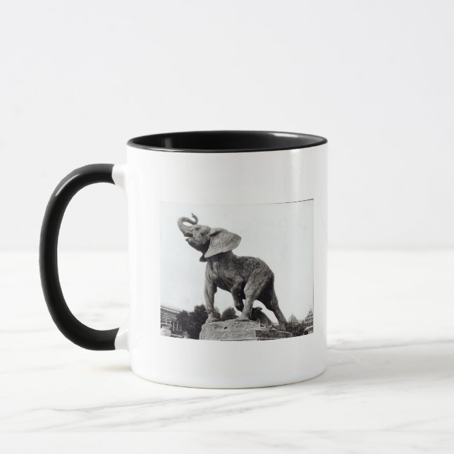 Young Elephant Caught in a Trap Mug (Left)