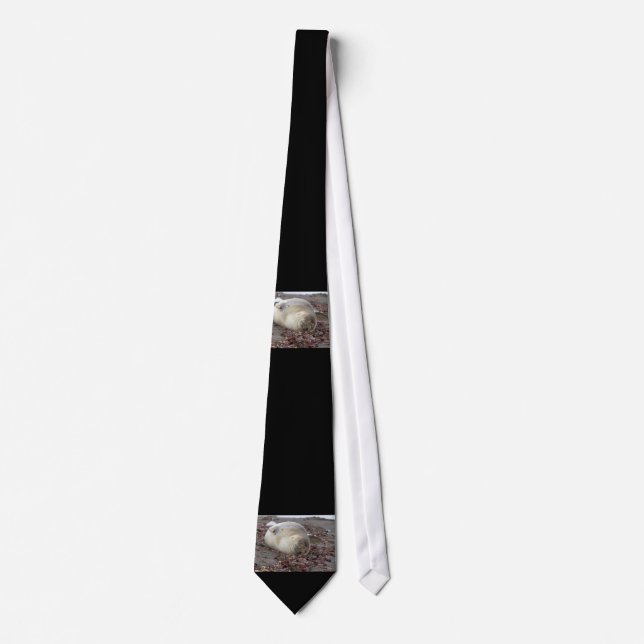 Young elephant seal neck tie (Front)