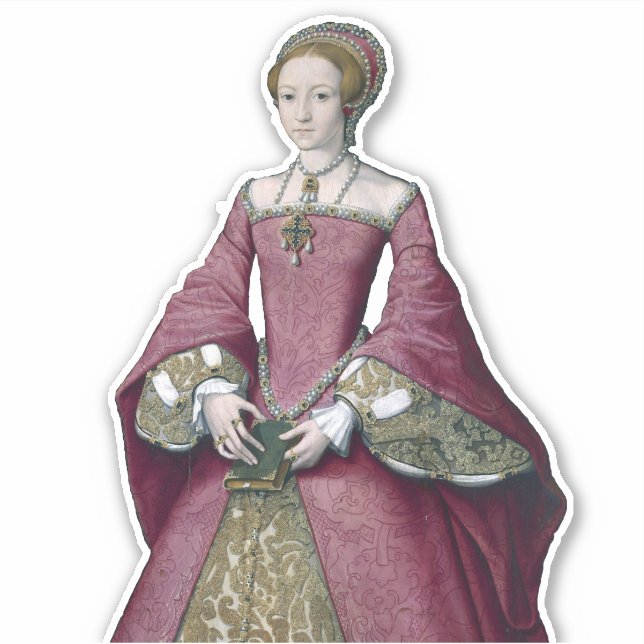 Young Elizabeth Tudor Sticker (Front)