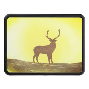 Young Elk Standing Hitch Cover