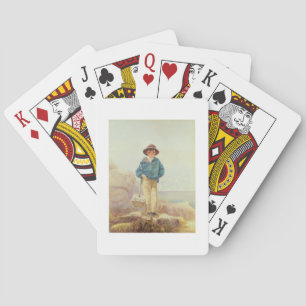 Young England - A Fisher Boy Poker Cards