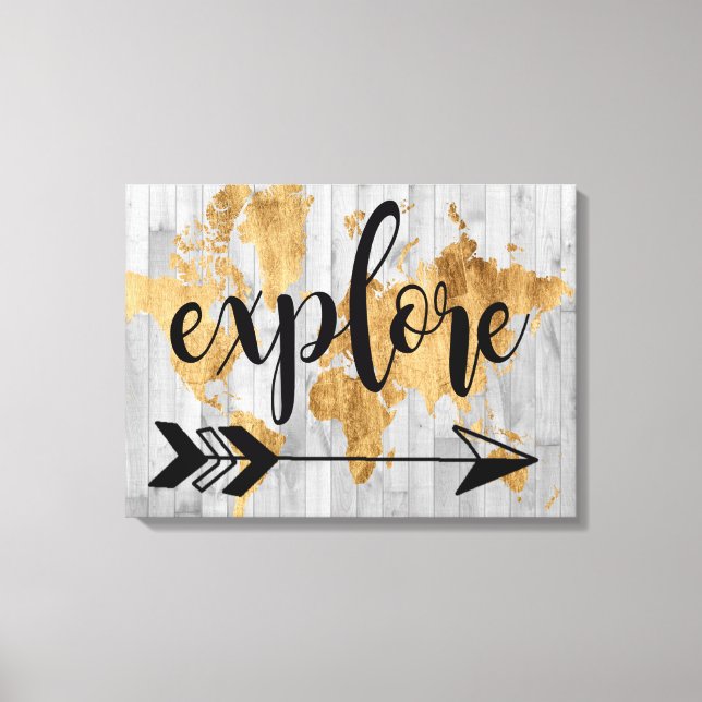 Young Explorer V Canvas Print (Front)