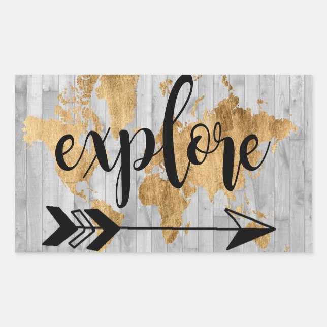 Young Explorer V Rectangular Sticker (Front)