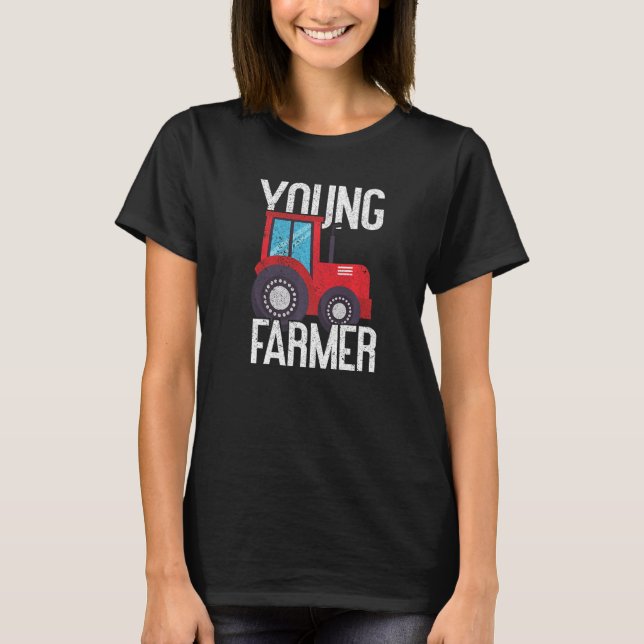 Young Farmer Local Farm   Young Farmer T-Shirt (Front)