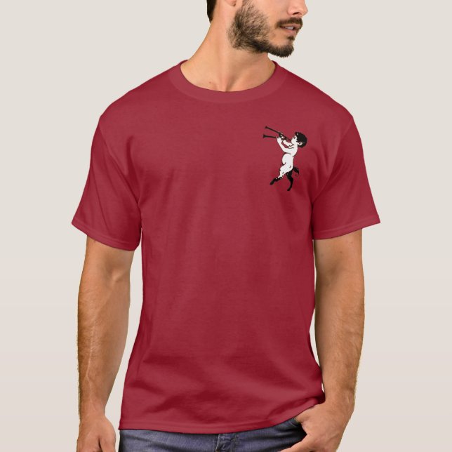 Young Faun With Double Flute T-Shirt (Front)