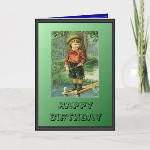  Sumerk 1 Pc Fishing Birthday Card with Envelope & Stickers  Fishing Greeting Card Funny Birthday Card Gifts Fishing Birthday Party  Decorations for Men Dad Husband Boss（20 x 15cm） : Office Products