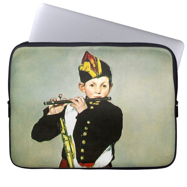 Young Flautist, or The Fifer Edouard Manet   Laptop Sleeve (Front)