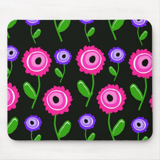 Young Florals Mouse Pad (Front)