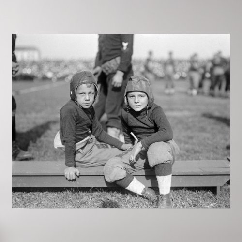 Young Football Players 1925 Poster