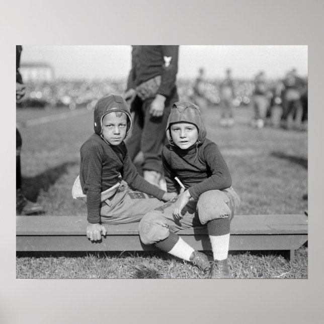Young Football Players, 1925 Poster (Front)