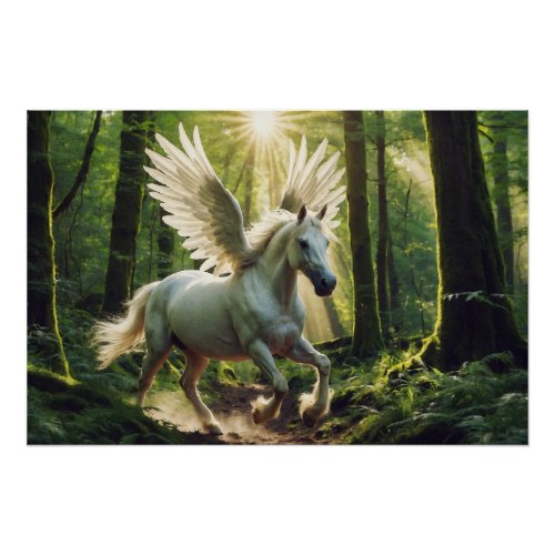Young Forest Pegasus  Poster