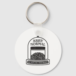 Young Frankenstein Abby Normal Funny Halloween _3 Keychain