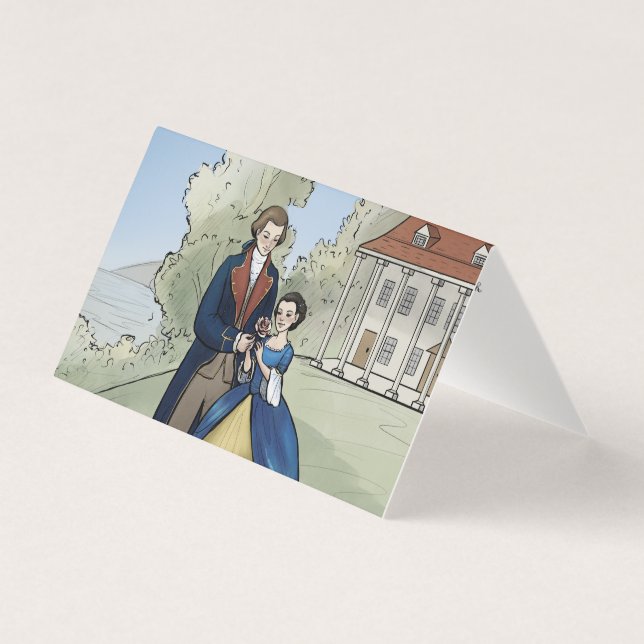 Young George Washington and Martha Washington (Front)