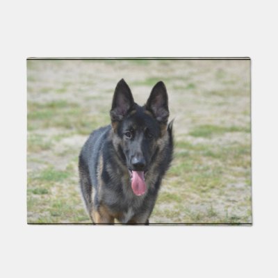 German Shepherd Rescue Central Texas Door Mat Zazzle Com