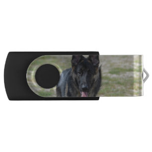 Young German Shepherd USB Flash Drive