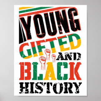 Young Gifted And Black History Poster
