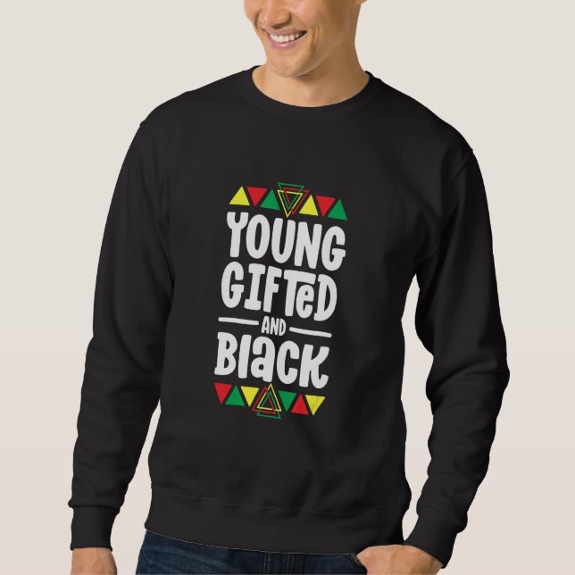 Young Gifted And Black History Shirts For Kids Boy (Front)