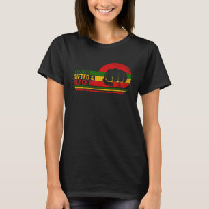 Young Gifted & Black History Month Afro Woman BLM T-Shirt