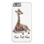 Young Giraffe At Rest Iphone 6 Case at Zazzle