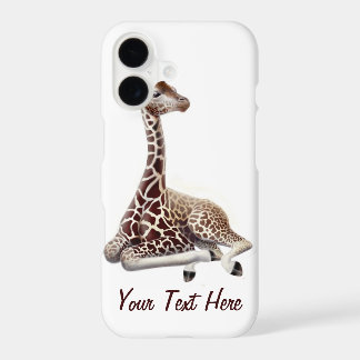 Young Giraffe at Rest iPhone 7 Case
