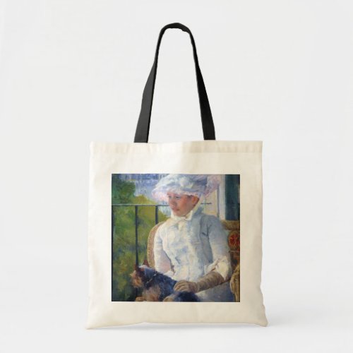 Young Girl and Her Dog Mary Cassatt Tote Bag