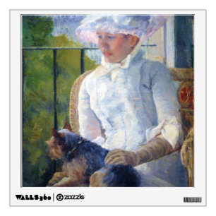 Young Girl and Her Dog, Mary Cassatt Wall Decal