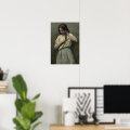 Young Girl at her Toilet Poster | Zazzle