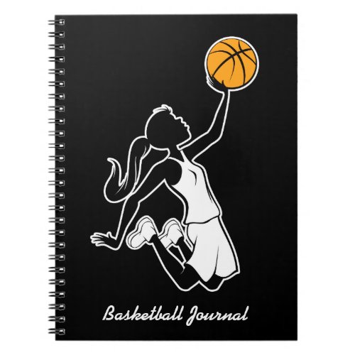 Young Girl Basketball Journal