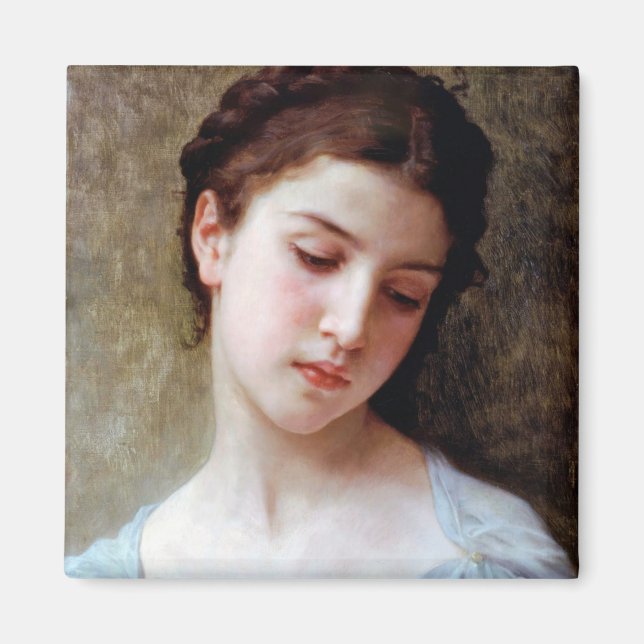 Young Girl, Bouguereau Magnet (Front)
