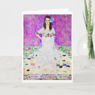 Young Girl, Gustav Klimt Card