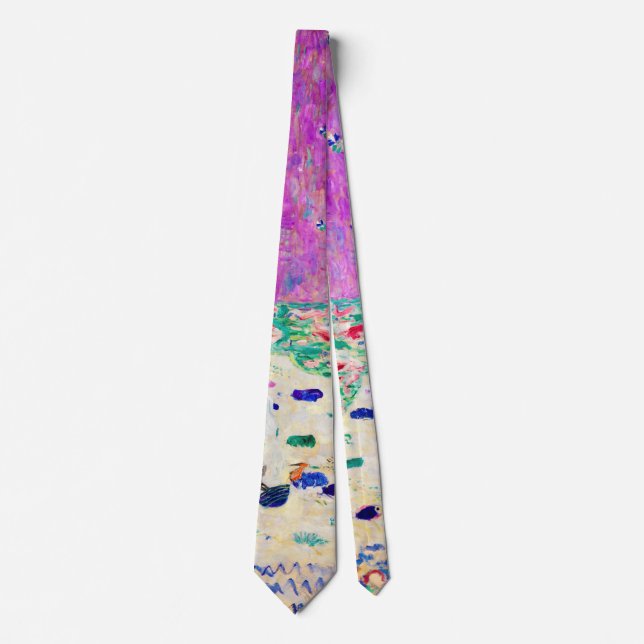 Young Girl, Gustav Klimt Neck Tie (Front)