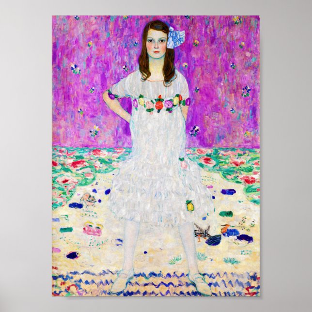 Young Girl, Gustav Klimt Poster (Front)