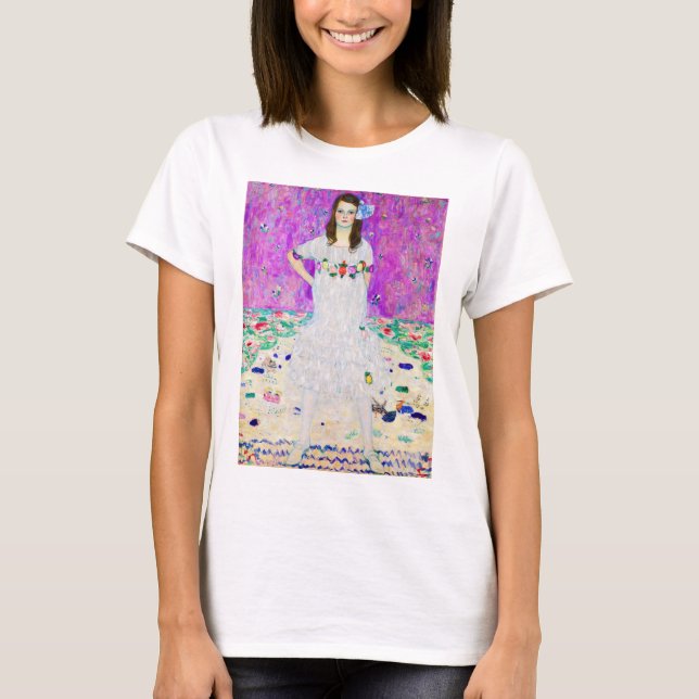 Young Girl, Gustav Klimt T-Shirt (Front)