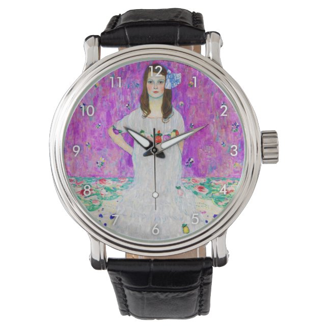 Young Girl, Gustav Klimt Watch (Front)